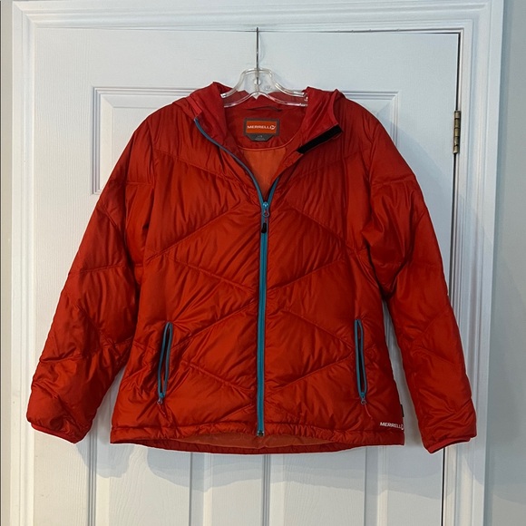 Merrell Jackets & Blazers - Merrell Down filled Puffer Jacket with Blue Accents